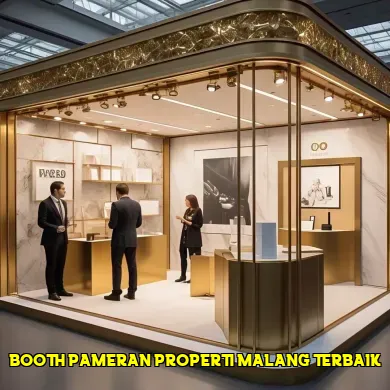 booth pameran properti malang terbaik